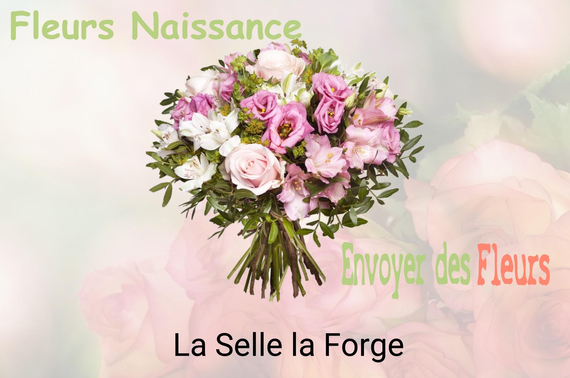 Bouquet de fleurs de naissance livré à La Selle-la-Forge